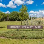 Herbert Stewart Park is located in the Sutherland neighborhood of Saskatoon.